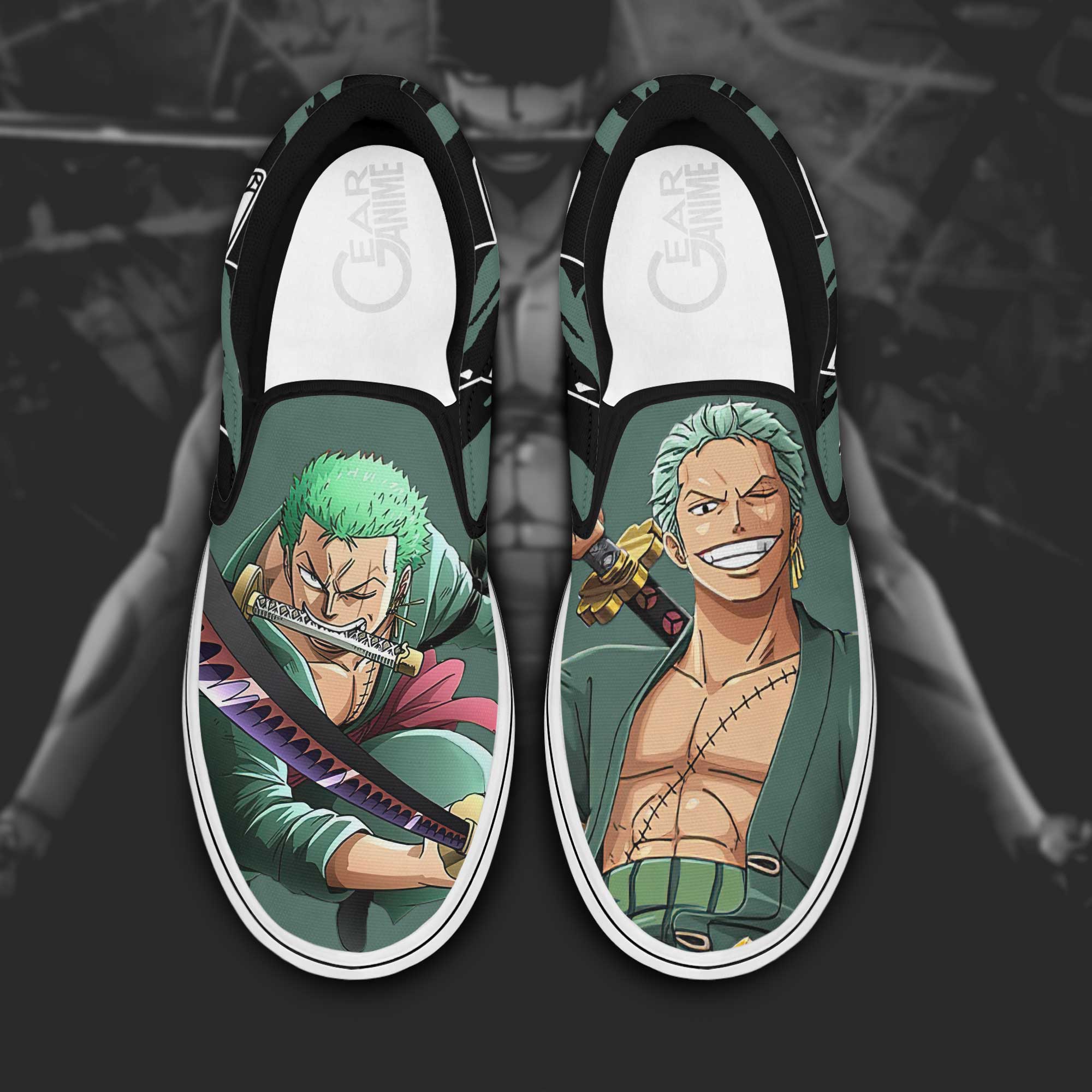 zoro gear one piece slip ons gearanime 1 - One Piece Gifts
