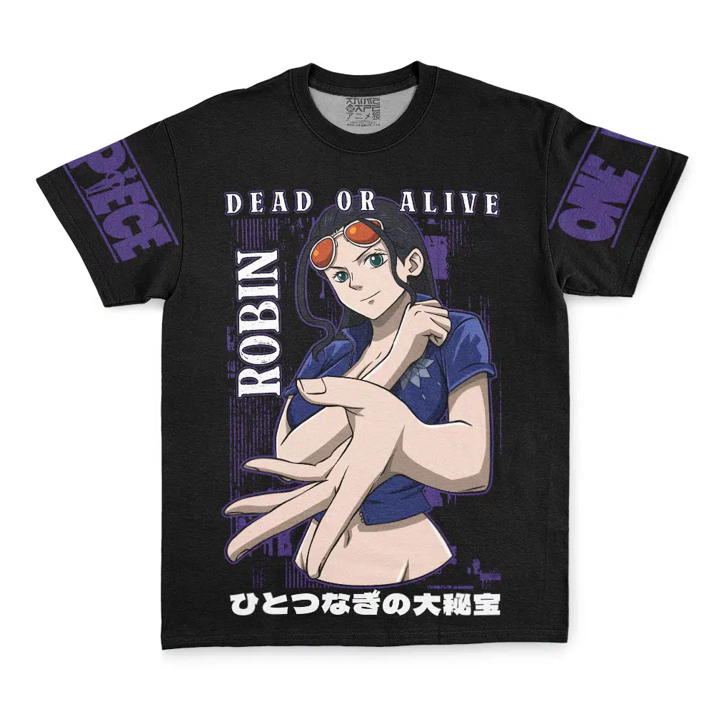 Robin Dead Or Alive One Piece Streetwear T Shirt FRONT - One Piece Gifts